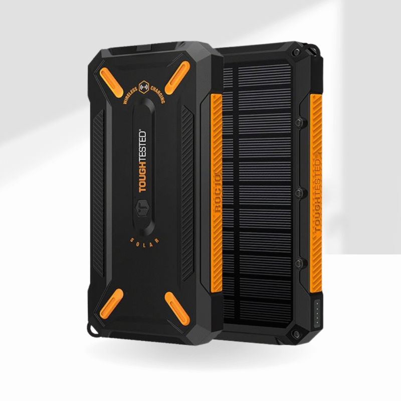 ToughTested 10,000mAh Fast Charging Solar Power Bank