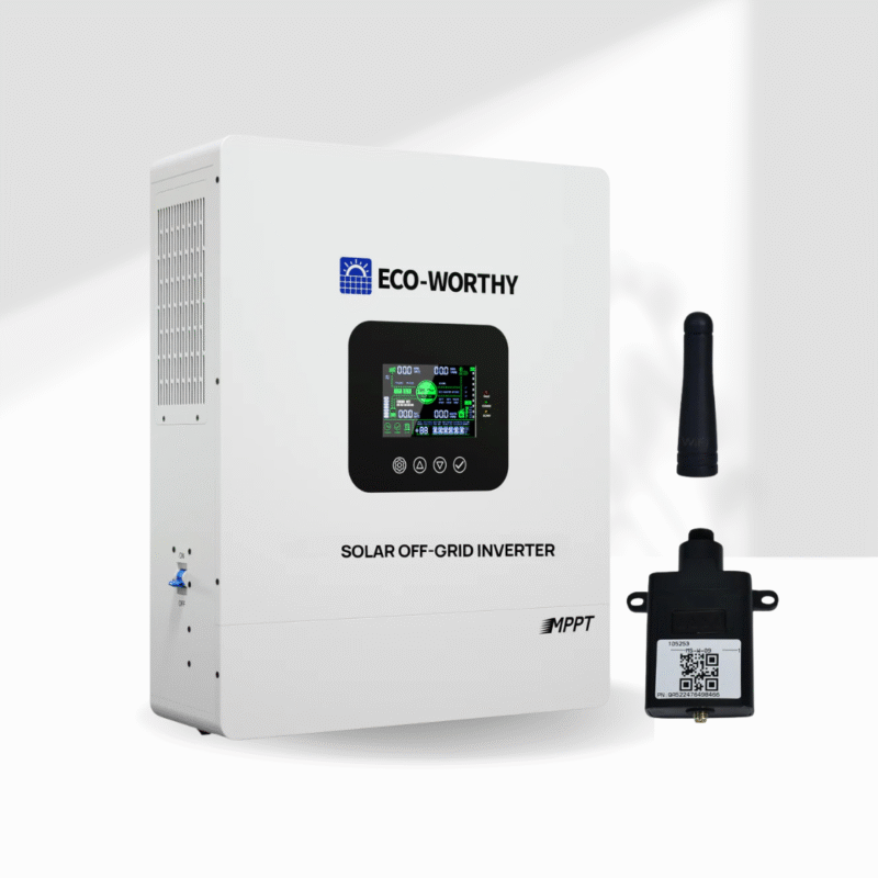 5000W Solar Hybrid Inverter Charger 48V DC → 120V/240V AC Split-Phase Power Inverter