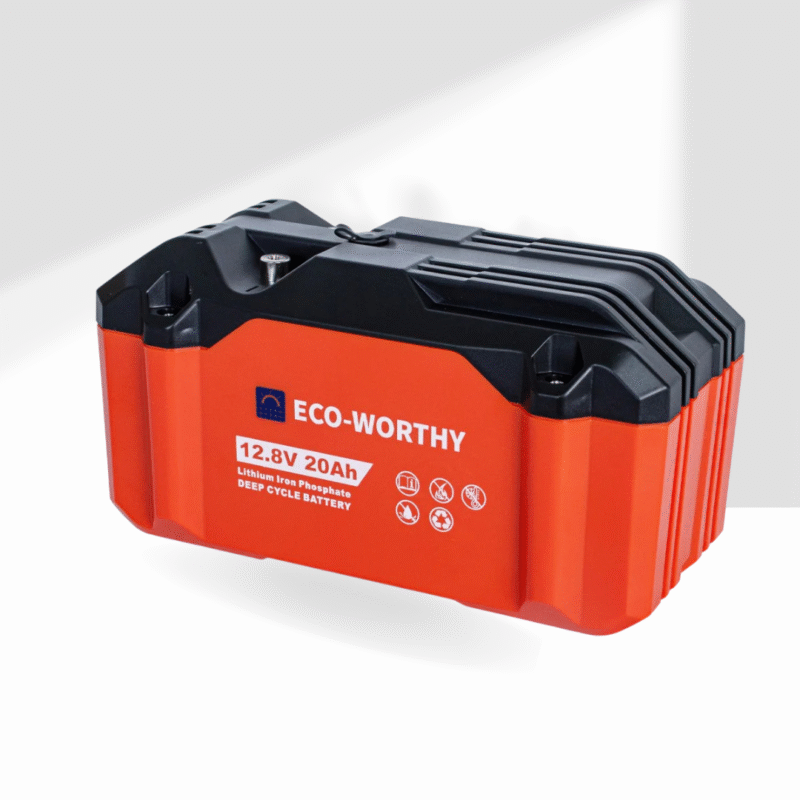 12V 20Ah Portable LiFePO₄ Deep Cycle Rechargeable Battery